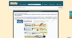 Desktop Screenshot of matriculasdelmundo.com
